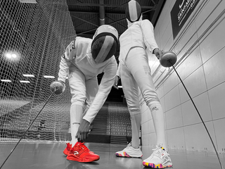 How does your fencing equipment prevent you from injuries